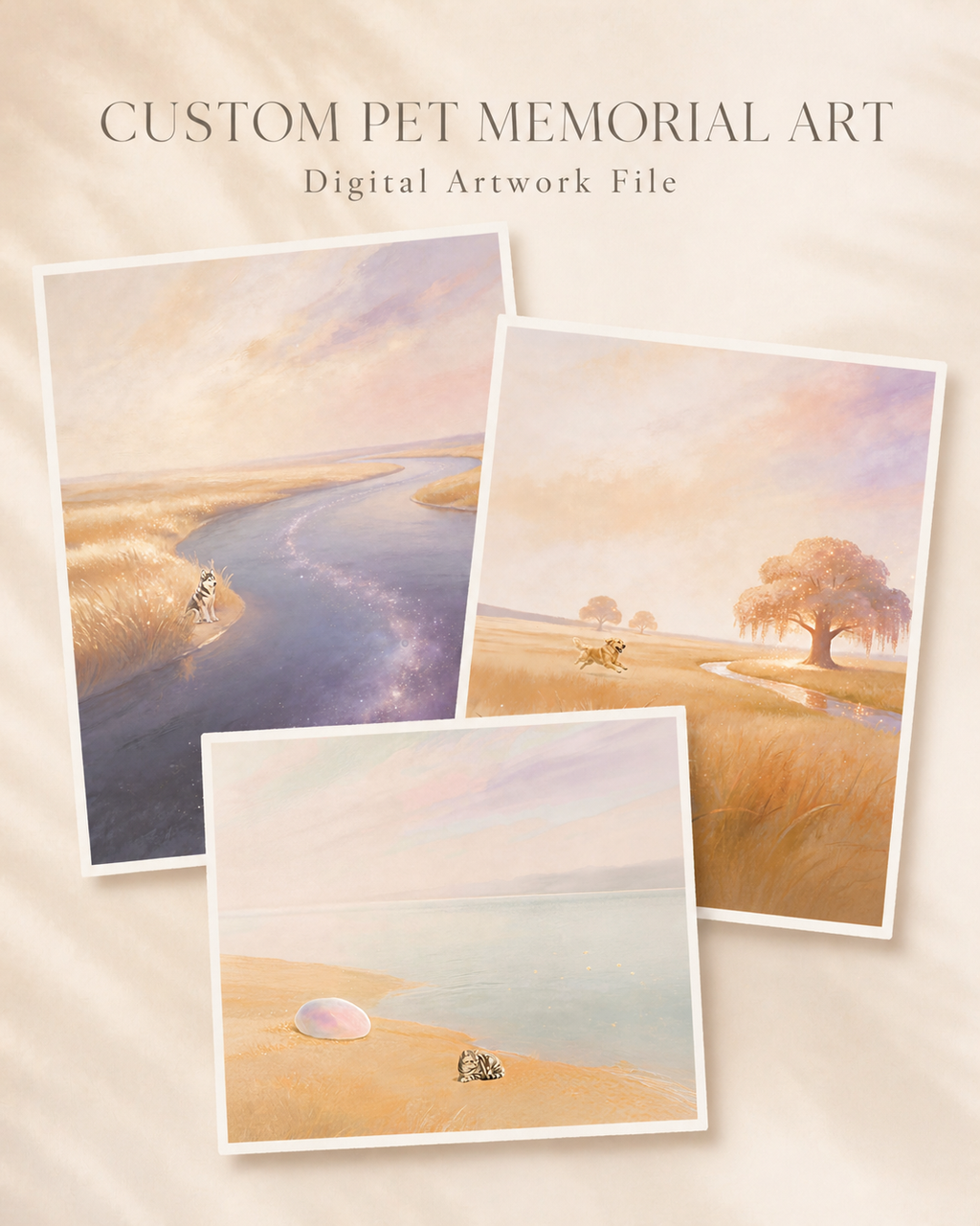 (Digital Keepsake Portrait) | HOME · ALWAYS · UNTIL THEN